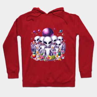 Alien Christmas Party Hoodie